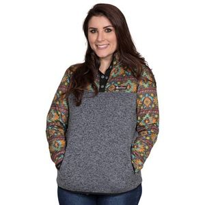 Simply Southern sea turtle beach pullover fleece small seahorse ocean life